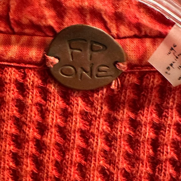 FP One Red Textured Top - Picture 3 of 3
